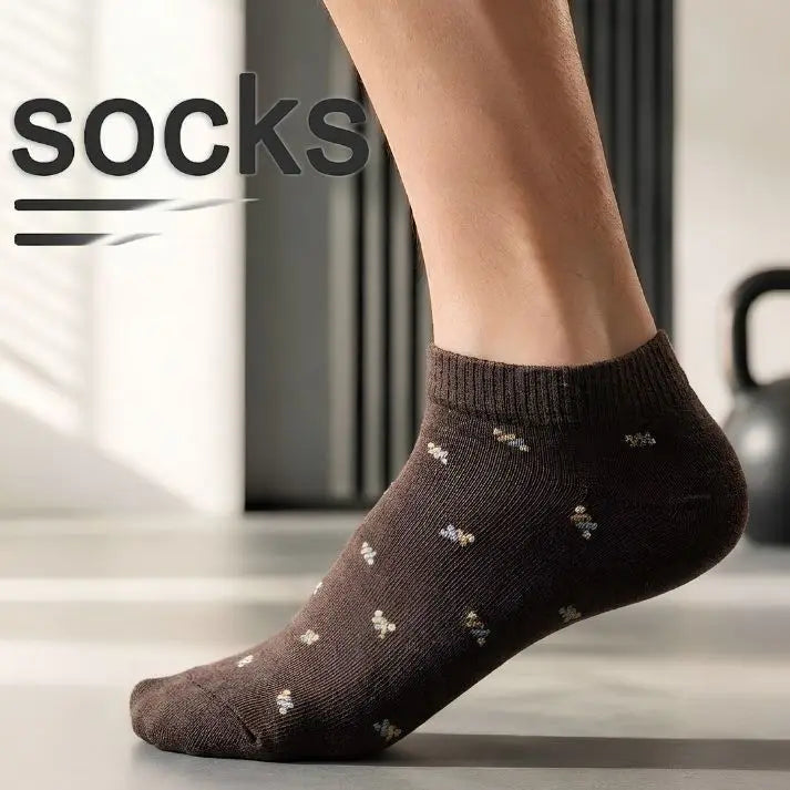 Premium Cotton Ankle Socks 48 - Multi-Colour Pack (6 Pairs)