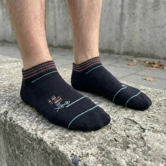 Premium Cotton Ankle Socks 76 - Multi-Colour Pack (6 Pairs)