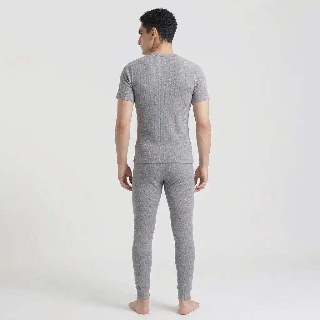 Half Sleeves Premium Thermal Warmer Suit (Grey)