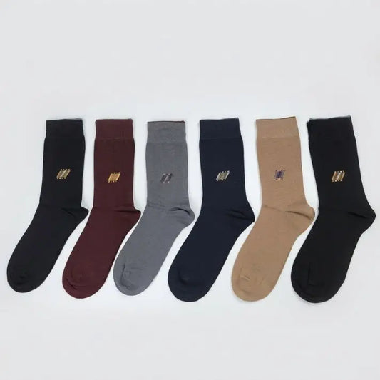 Men’s Cotton Lycra Full Socks | Pack of 6 Pair | 4 no.
