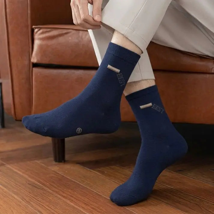 Men’s Cotton Lycra Full Socks | Pack of 6 Pair | 9 no.