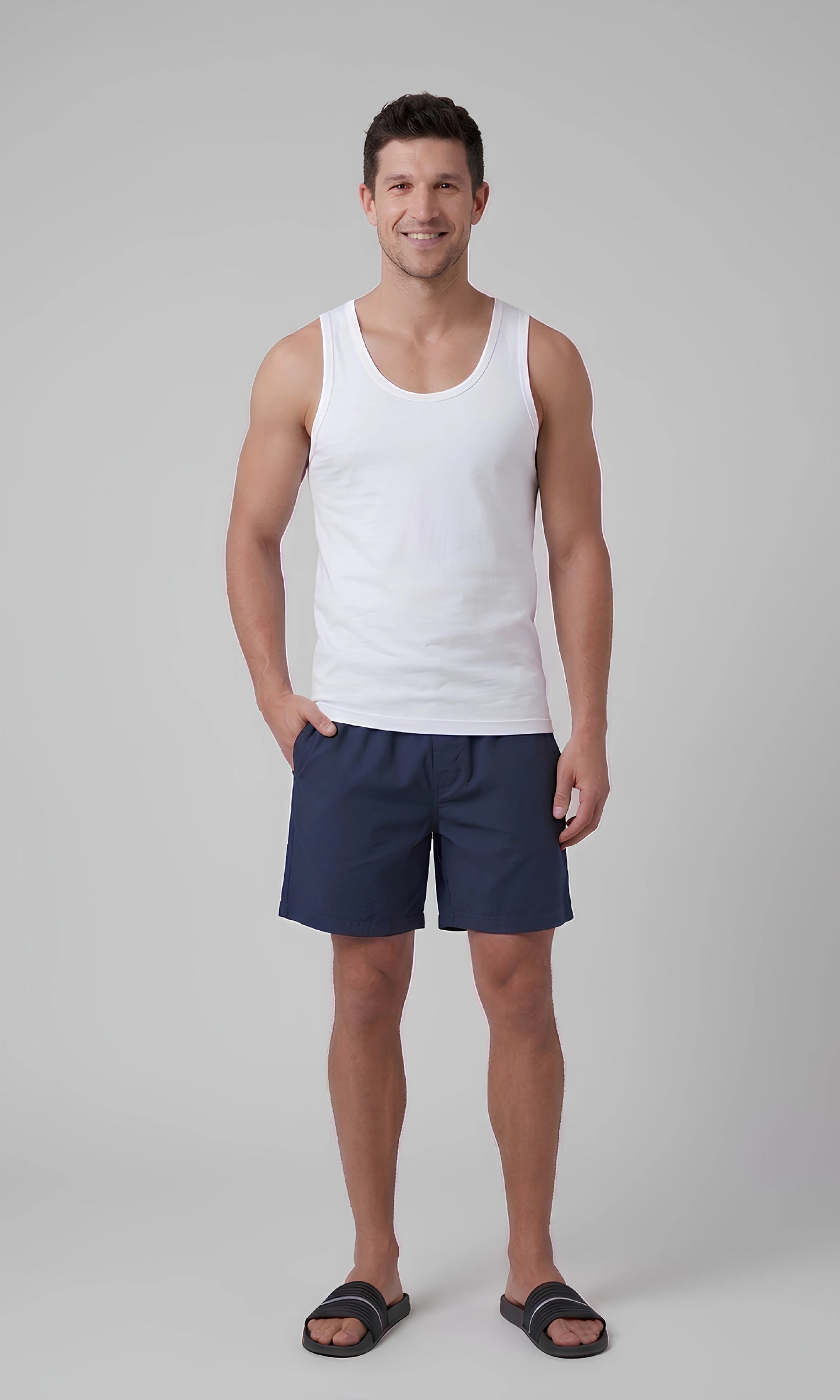 Odour-Free Cotton Vest Pack of 2