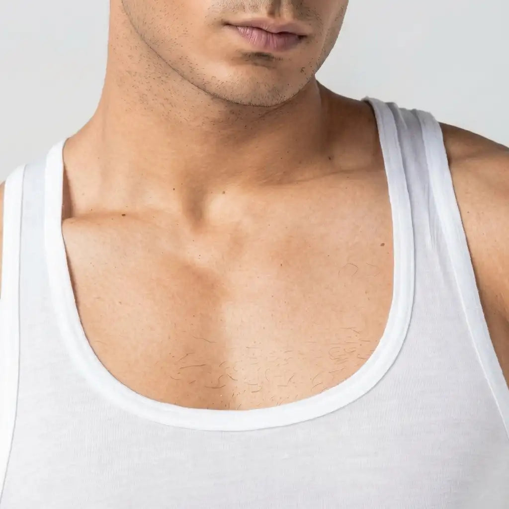Odour-Free Cotton Vest Pack of 3