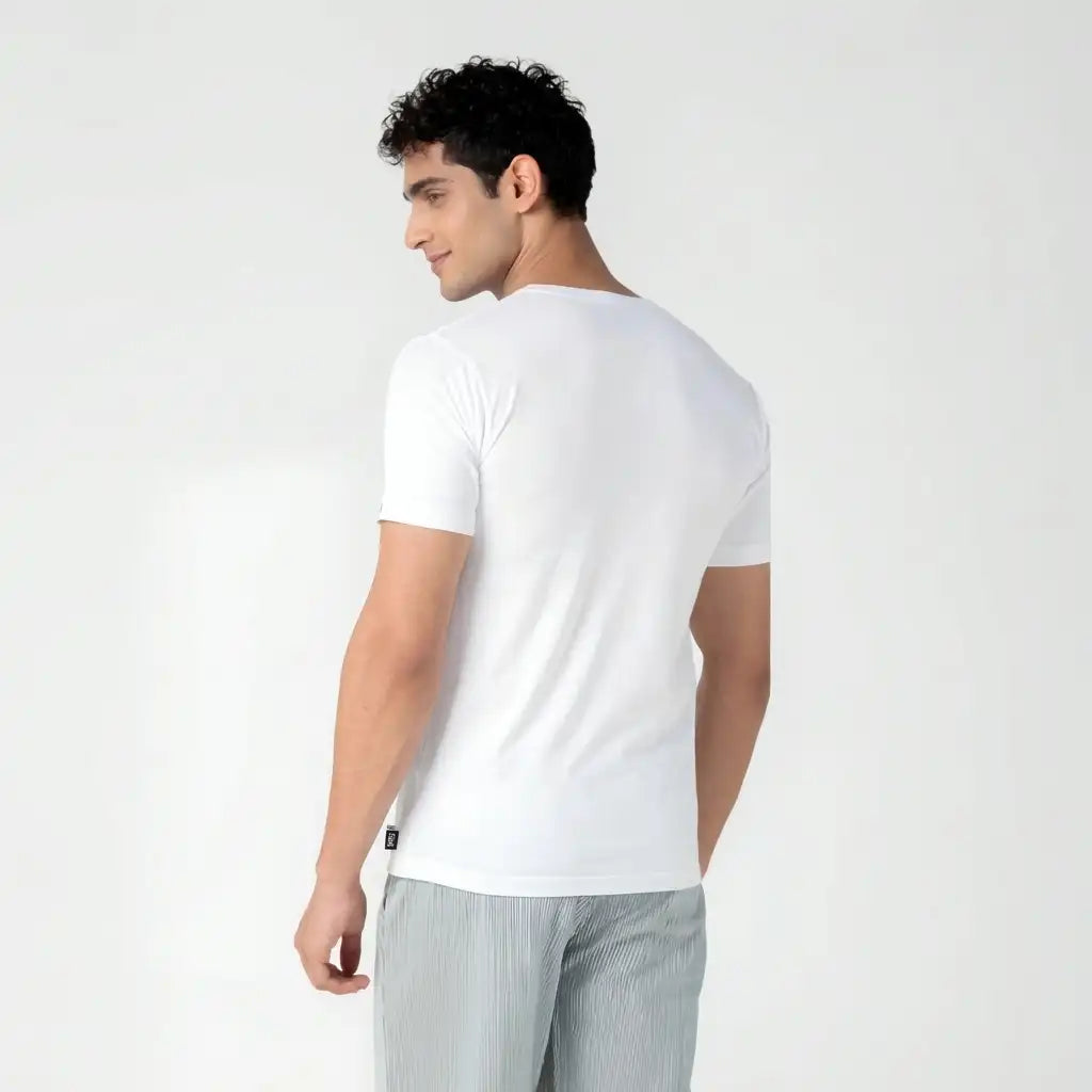 Odour-Free Cotton Sleeved Vest Pack of 2