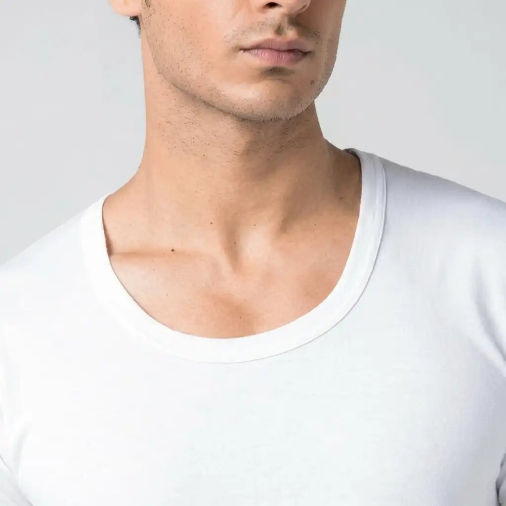 Odour-Free Cotton Sleeved Vest (Pack of 3)