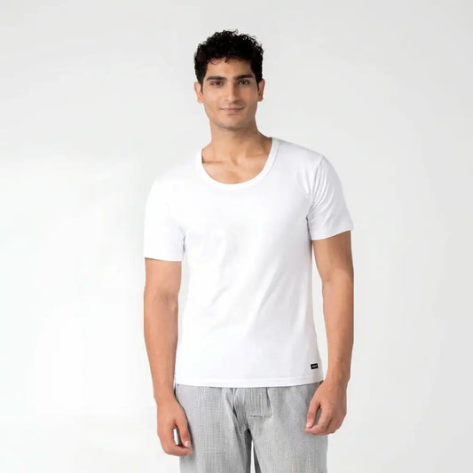 Odour-Free Cotton Sleeved Vest