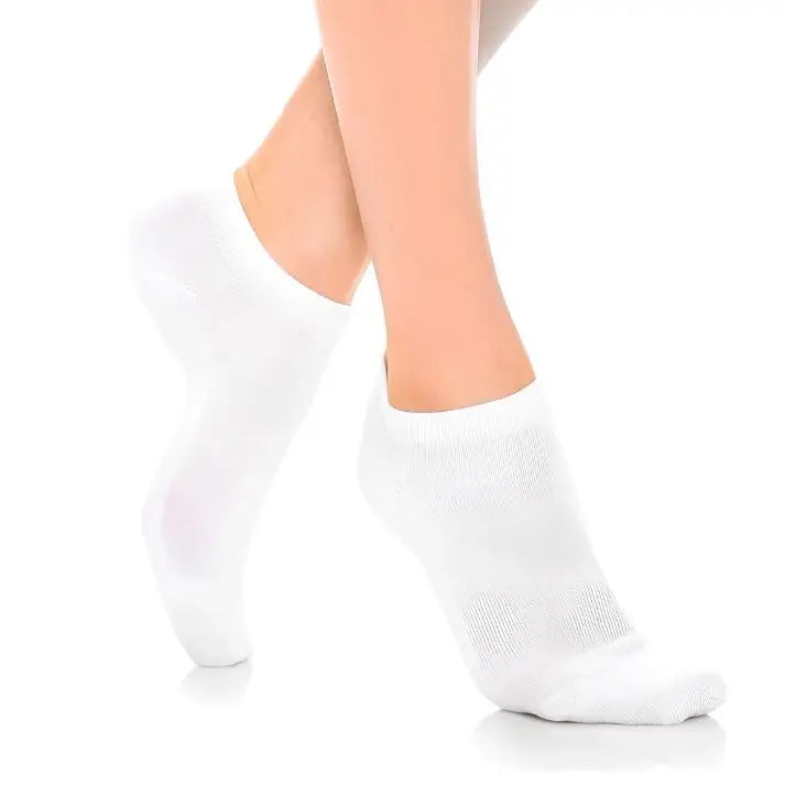 Everyday White Ankle Socks – 6 Pairs –