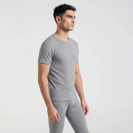 Half Sleeves Premium Thermal Warmer Suit (Grey)