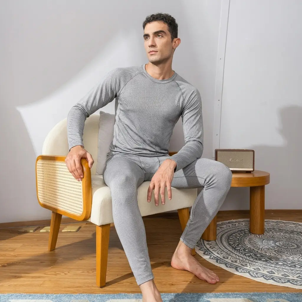 Full Sleeves Premium Thermal Warmer Suit (Grey)