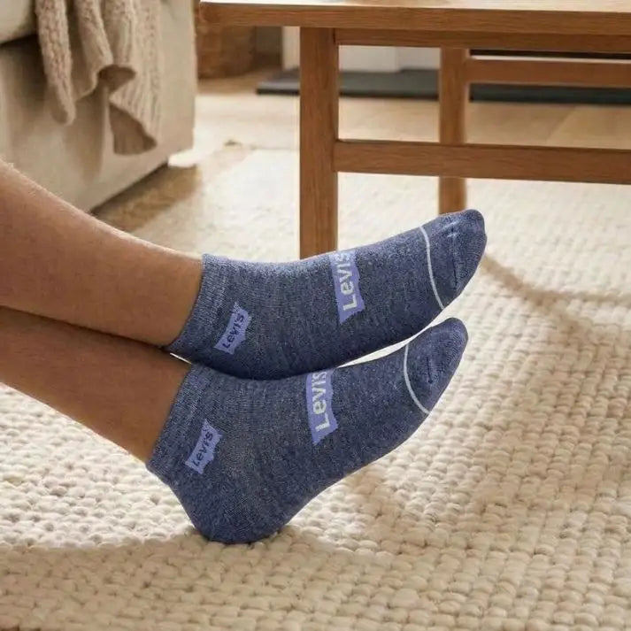 Premium Cotton Ankle Socks - Levies - Pack of Six
