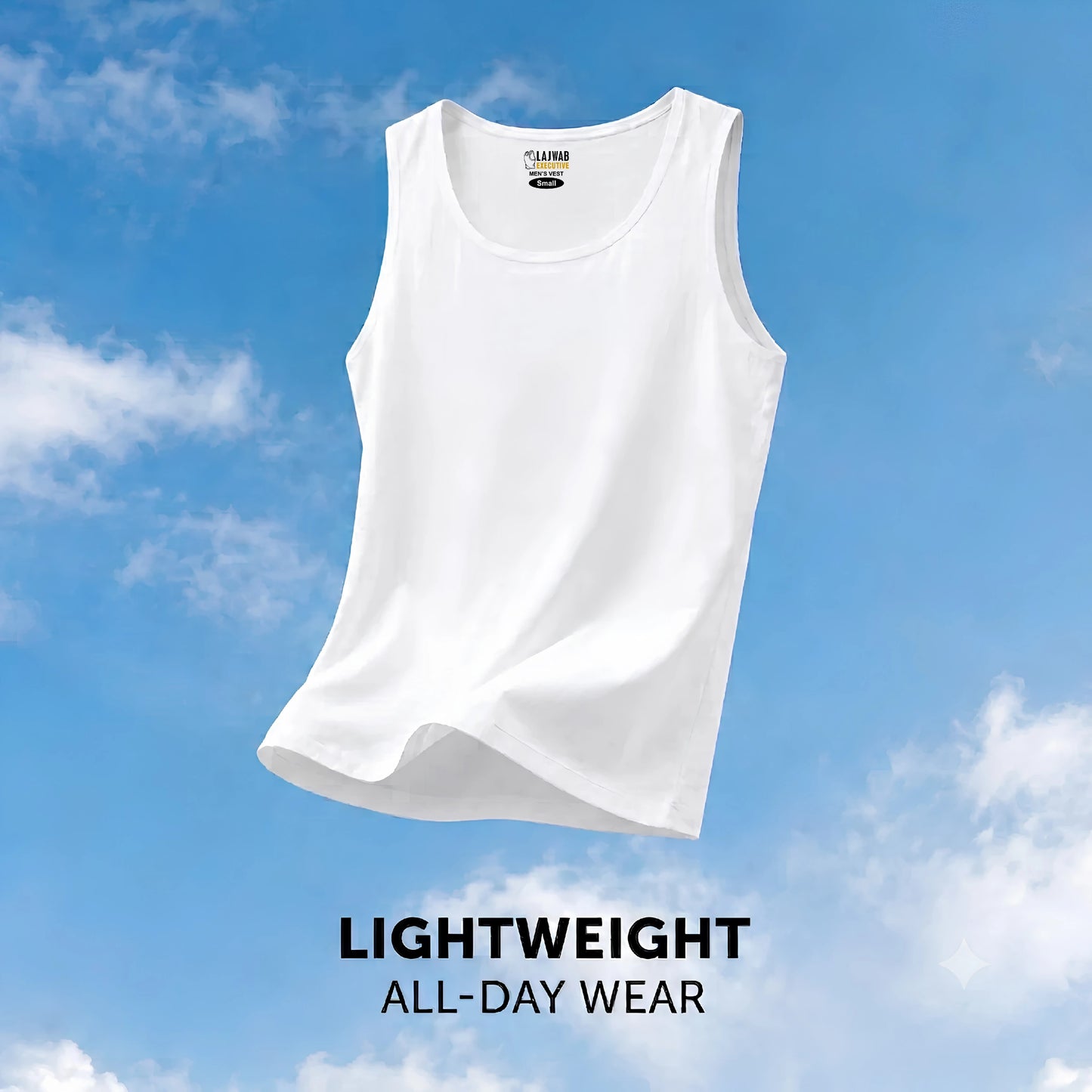 Odour-Free Cotton Sleeved Vest