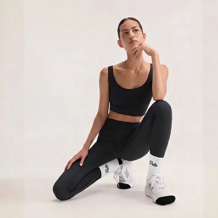 Women’s Athletic Crew Socks 5 Pairs Patto Pattern
