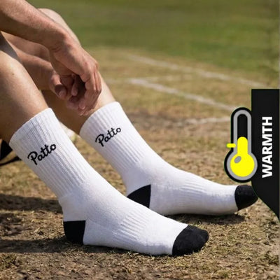 Men’s Athletic Crew Socks 5 Pairs Patto Pattern