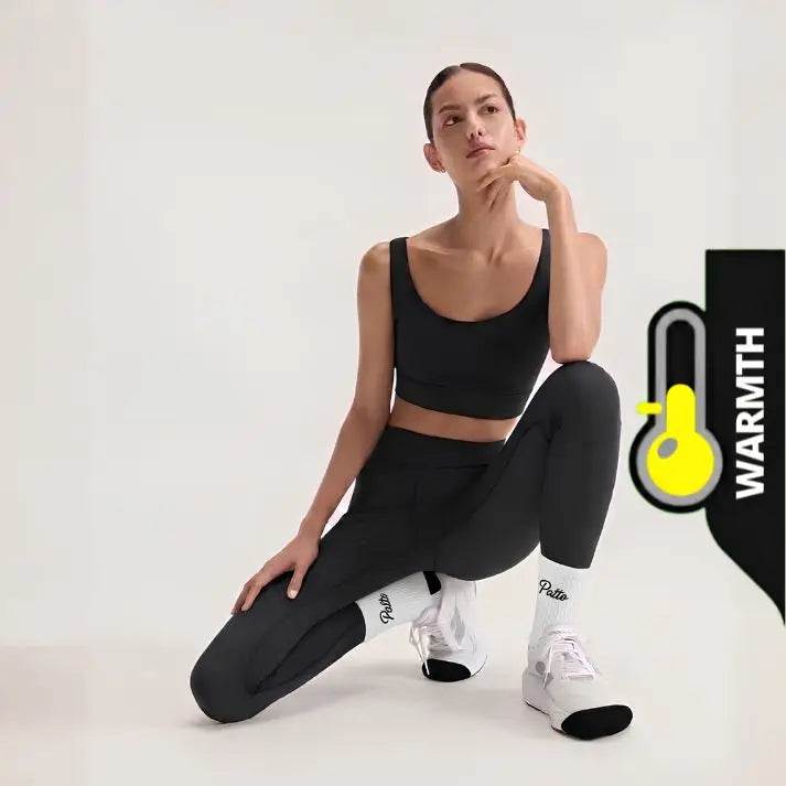 Women’s Athletic Crew Socks 5 Pairs Patto Pattern