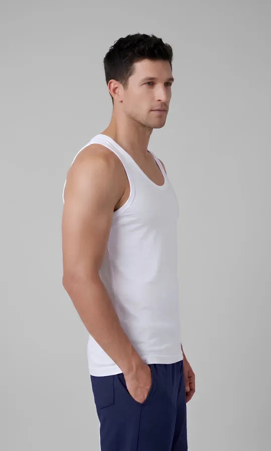 Odour-Free Cotton Vest Pack of 2