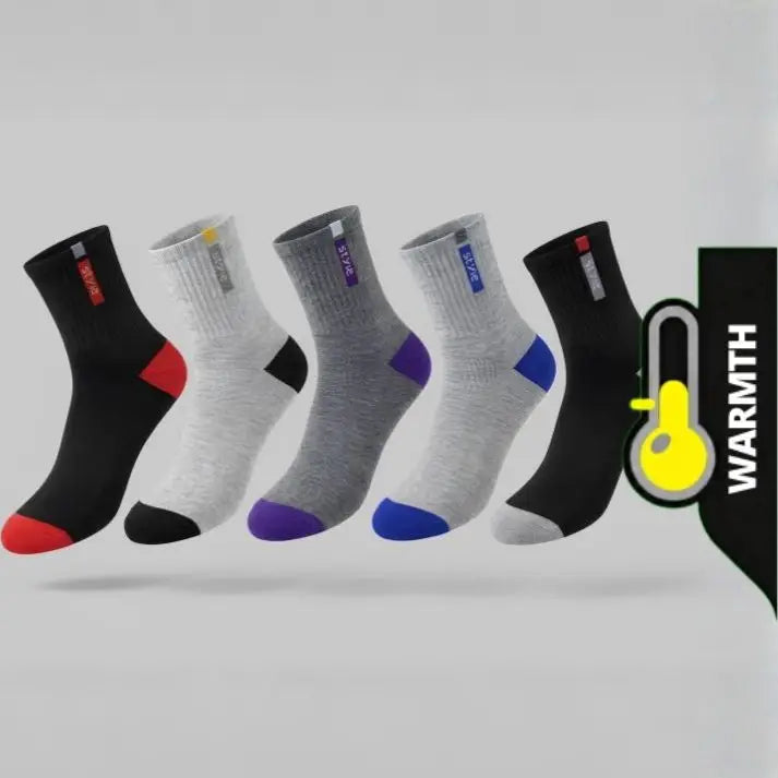 Women’s Athletic Crew Socks (5 Pairs) Style Pattern