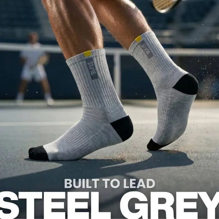 Men’s Athletic Crew Socks (5 Pairs) Style Pattern