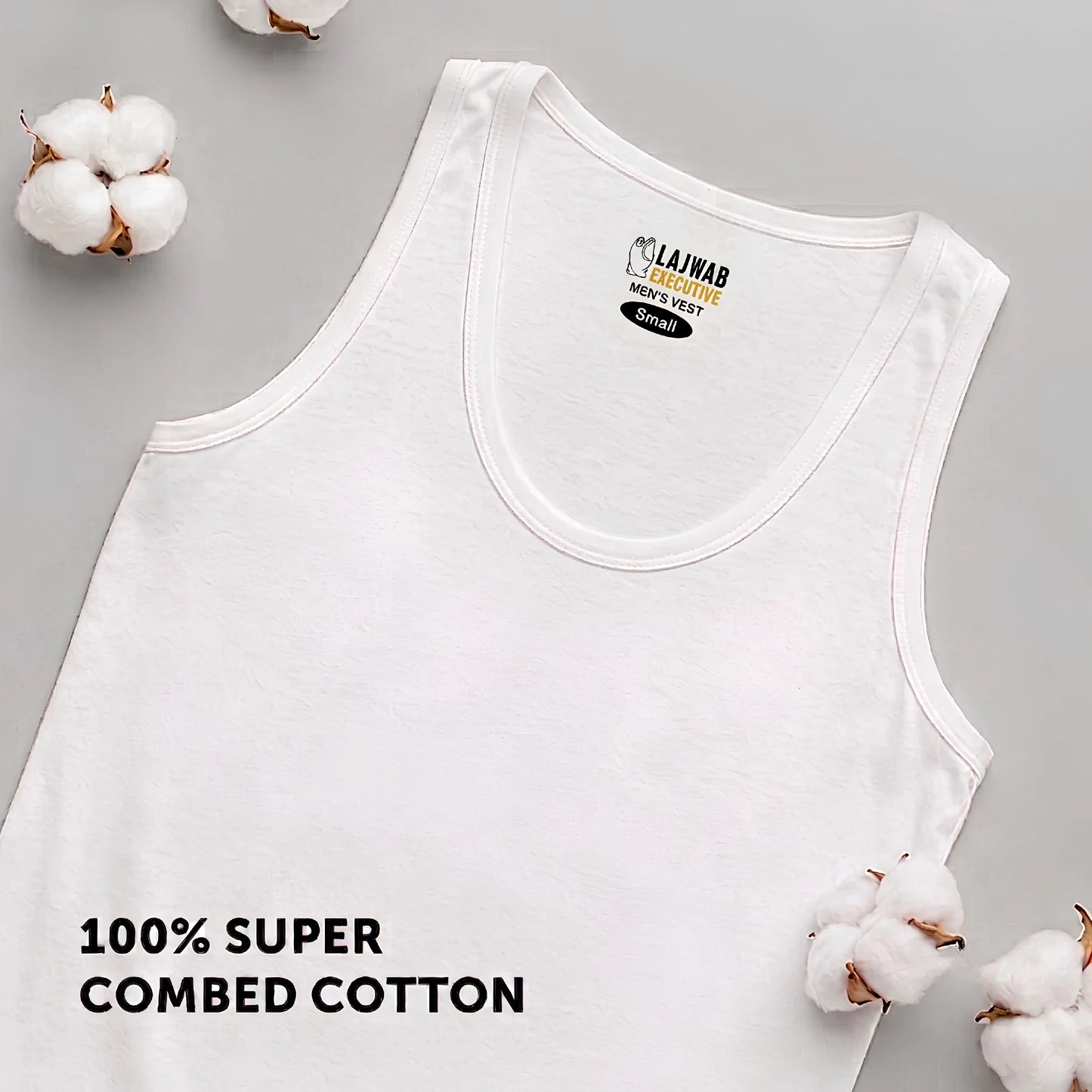 Odour-Free Cotton Sleeved Vest