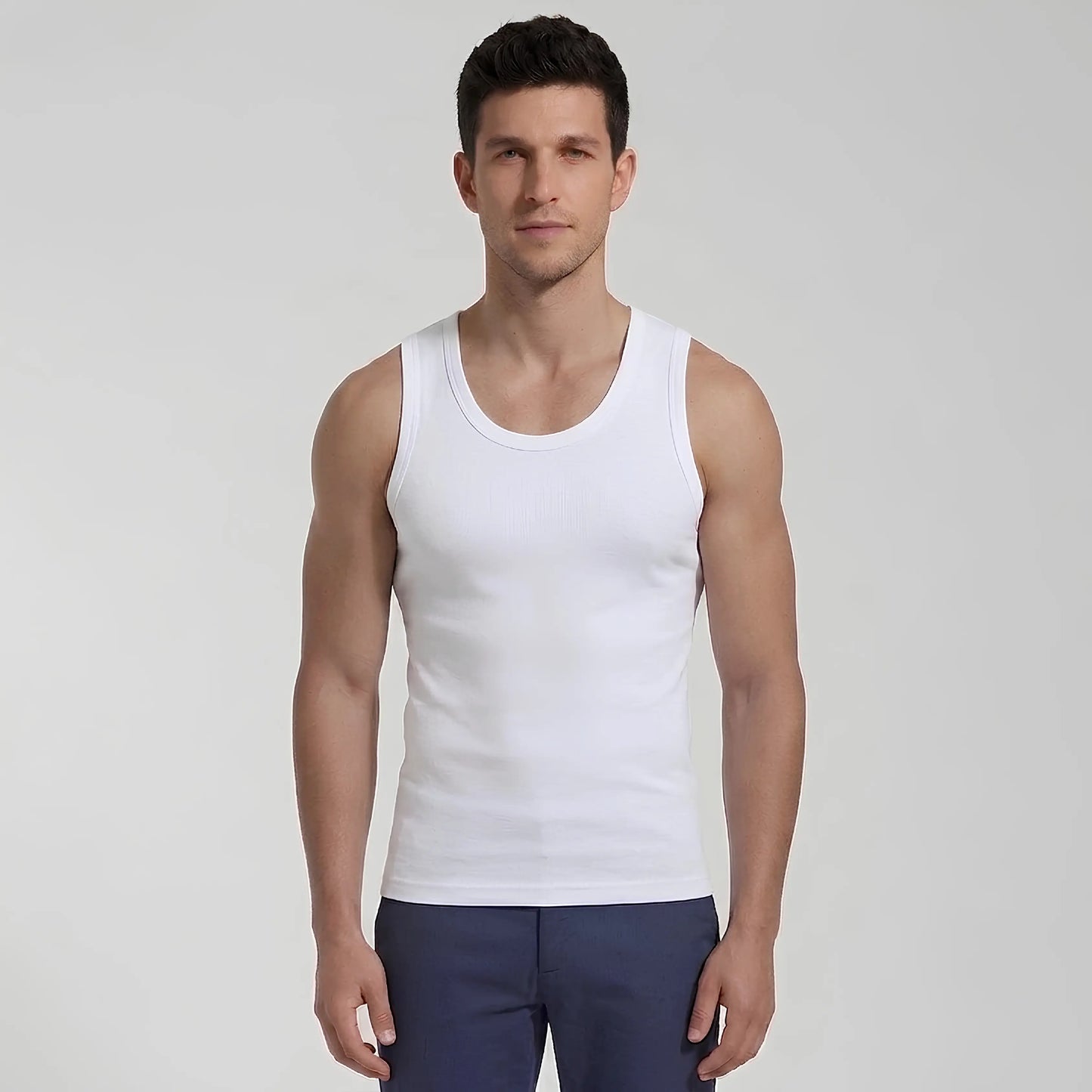 Odour-Free Cotton Vest Pack of 2